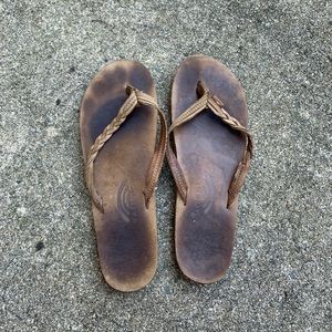 Rainbow Flirty Braidy Flip Flop